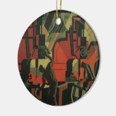 ヴィンテージ アールデコ ビジネス 工業 製造 セラミックオーナメント (左)