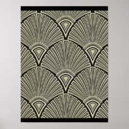 ヴィンテージ,アールヌーボー，ベージュ，グレー，アートデコフランスの,ru ポスター