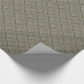 ヴィンテージ,アールヌーボー,ベージュ,グレー,アールデコフランスの, ラッピングペーパー (角)