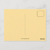 ヴィンテージ アールヌーヴォー 写真 ハッピーバースデー、ニンフ ポストカード (裏面)