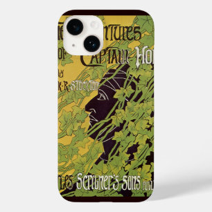 ヴィンテージ アールヌーヴォー 本、キャプテン・ホーンの冒険 Case-Mate iPhone 14ケース
