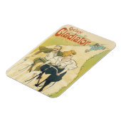 ヴィンテージ アール・ヌーボー、グラディエーター サイクル 自転車 マグネット (左側)