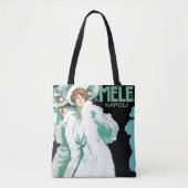 ヴィンテージ アール・ヌーヴォー, イタリアのファッション, おしゃれな女性 トートバッグ (正面)