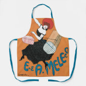 ヴィンテージ アール・ヌーヴォー イタリアン・マガジン by カピエッロ エプロン (正面)