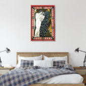 ヴィンテージ アール・ヌーヴォー、ウィリアム・ブラッドリーによる『キス』 キャンバスプリント (インサイチュ (寝室))