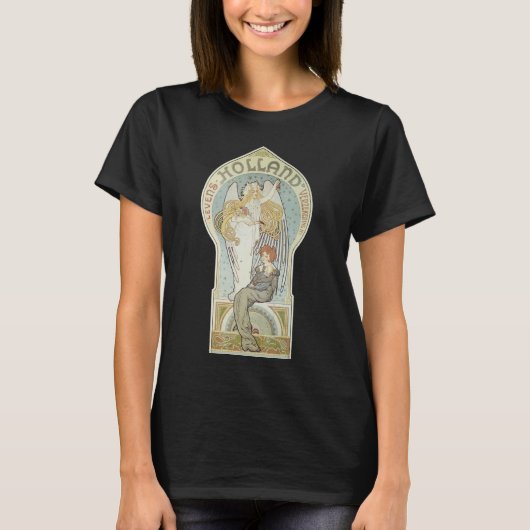 ヴィンテージ アール・ヌーヴォー、オランダ生命保険 Tシャツ (正面)
