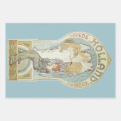 ヴィンテージ アール・ヌーヴォー, オランダ 生命保険 ラッピングペーパーシート (正面)