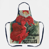 ヴィンテージ アール・ヌーヴォー ゲラデル咳止め飴 エプロン (正面)
