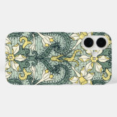 ヴィンテージ アール・ヌーヴォー スイセン ナルシサス 花 Case-Mate iPhoneケース (裏面 (横))