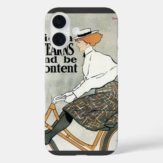 ヴィンテージ アール・ヌーヴォー、スターンズの自転車に乗ろう Case-Mate iPhoneケース (裏面)