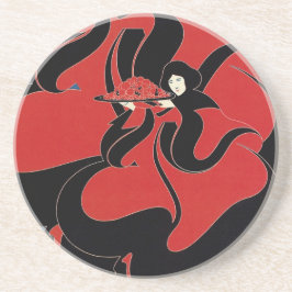 ヴィンテージ アール・ヌーヴォー チャップブック 感謝祭 コースター