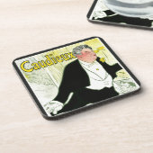 ヴィンテージ アール・ヌーヴォー、トゥールーズ・ロートレックによるコーディエ コースター (左側)