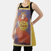 ヴィンテージ アール・ヌーヴォー、ニューヨーク・サン新聞 エプロン (インサイチュ)