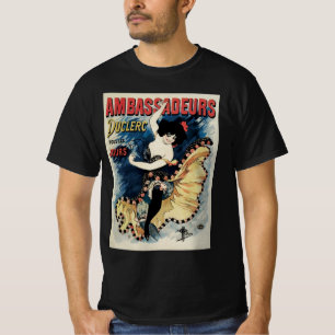 ヴィンテージ アール・ヌーヴォー フラメンコ ダンサー、アンバサドール Tシャツ