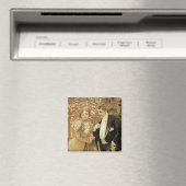 ヴィンテージ アール・ヌーヴォー フリルト・ビスケッツ、アルフォンス・ミュシャ マグネット (インサイチュ (食洗機))