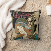 ヴィンテージ アール・ヌーヴォー, プラングのイースター出版 クッション (ブランケット)
