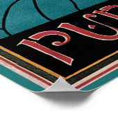 ヴィンテージ アール・ヌーヴォー, プラングのイースター出版 ポスター (角)