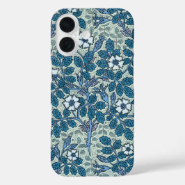ヴィンテージ アール・ヌーヴォー、庭園のワイルド ローズの花 iPhone 16ケース