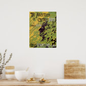 ヴィンテージ アール・ヌーヴォー 本、キャプテン・ホーンの冒険 ポスター (キッチン)