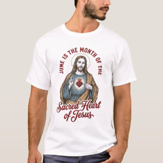 ヴィンテージ イエスの聖心 6月 宗教Tシャツ Tシャツ