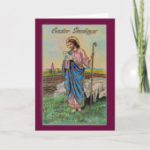 ヴィンテージ・イエス・イースター・グリーティング・カード シーズンカード (正面)