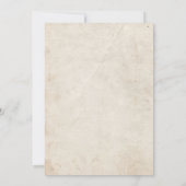 ヴィンテージ イギリス風 馬術 ウェディング 招待状 (裏面)