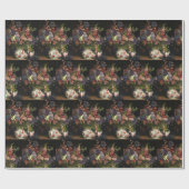 ヴィンテージ·イソベル·リリアン·グラッグA束の花 ラッピングペーパー (フラット)