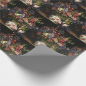 ヴィンテージ·イソベル·リリアン·グラッグA束の花 ラッピングペーパー (角)