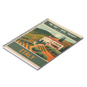 ヴィンテージ「イタリアに行く」 ノートブック (左側)