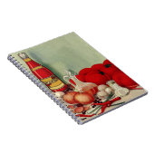 ヴィンテージ イタリアン フード トマト 玉ねぎ ピーマン ケチャップ ノートブック (右側)