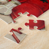 ヴィンテージ イタリア料理 トマト 玉ねぎ ピーマン ケチャップ ジグソーパズル (側面)