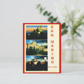 ヴィンテージ イタリア, トラベル ポスター, サン マリノ ポストカード (スタンド正面)