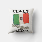 ヴィンテージ イタリア 国旗 クッション (裏面)