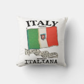 ヴィンテージ イタリア 国旗 クッション (正面)