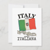 ヴィンテージ イタリア 国旗 シーズンカード (正面)