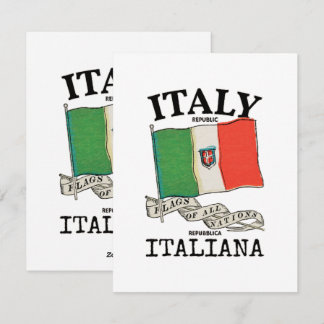 ヴィンテージ イタリア 国旗 シーズンカード