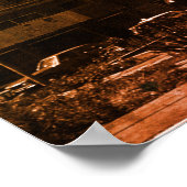 ヴィンテージ イラク バグダッド噴水 ポスター (角)