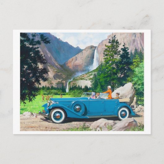 ヴィンテージ イラスト ポストカード (正面)