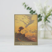 ヴィンテージ イラスト ポストカード (スタンド正面)