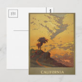 ヴィンテージ イラスト ポストカード (正面/裏面)