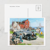 ヴィンテージ イラスト ポストカード (正面/裏面)