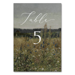 ヴィンテージ、インスパイア結婚ファインアート表 テーブルナンバー