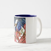 ヴィンテージ・インディペンデンス＆フリー ツートーンマグカップ (正面右)