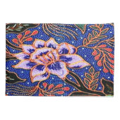 ヴィンテージ、インドネシアろうけつ染め 枕カバー (裏面)