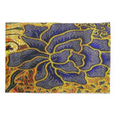 ヴィンテージ、インドネシアろうけつ染め 枕カバー (裏面)