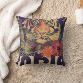 ヴィンテージ・インド・トラベル クッション (ブランケット)