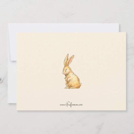 ヴィンテージ·イースタお洒落ー·バニーと挨拶 シーズンカード