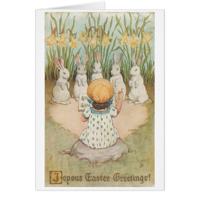 ヴィンテージ-イースターのウサギのコーラス、 (正面)