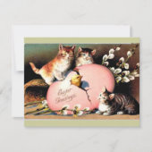 ヴィンテージ - イースターの挨拶 シーズンカード (正面)