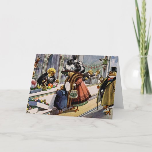 ヴィンテージ-イースターエッグの店、 シーズンカード (正面)